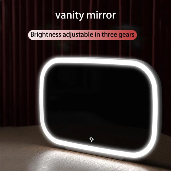 Car Visor Mirror with LED Light Car Interior Mirror Comp,beauty aact Large Screen  Excellent 7.8-inch Car LED Visor Vanity Mirror