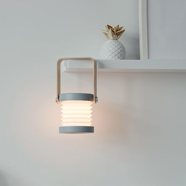 Creative wooden handle- portable lantern Lamp