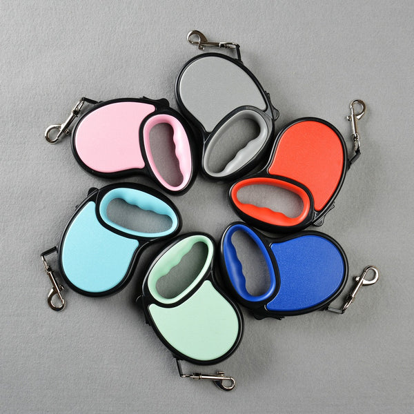 New Automatic Retractable Traction Rope Leash Pet Candy-Colored Dog Walking Rope Small And Medium-Sized Dog And Cat Chain