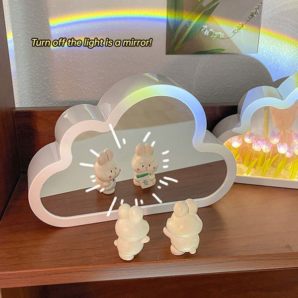 Tulip Cloud Night Light Desktop Decoration DIY Mirror Advanced Atmosph
