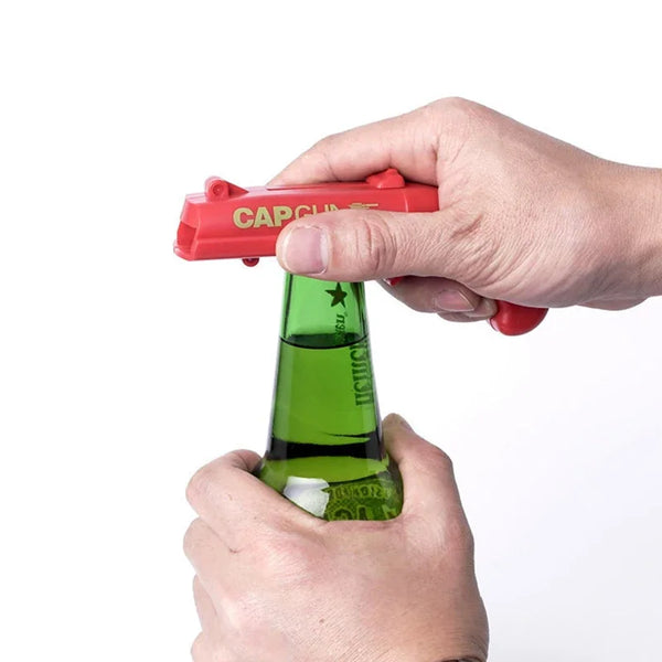 Creative Portable Beer Opener Cap Gun