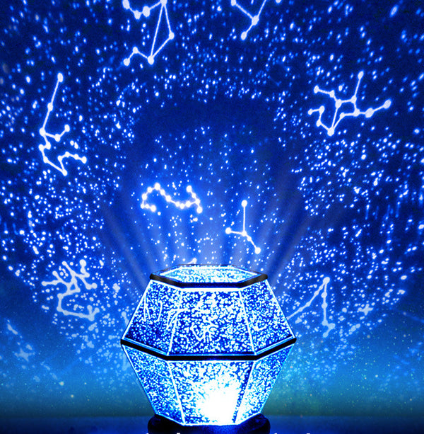 LED Festival Bluetooth Rotating Atmosphere Light Girls Starlight Projection Lights Children's Bedroom Romantic Starlight Lights