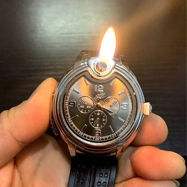 Watch Inflatable with Open Flame Lighter