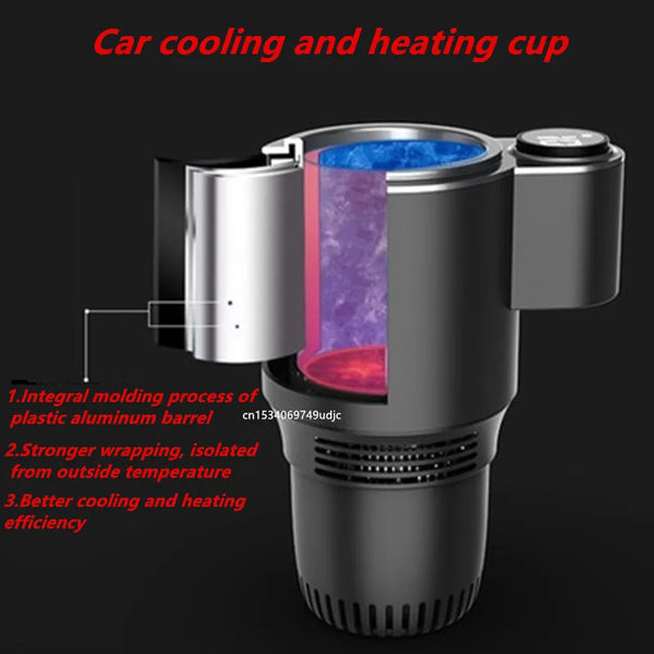 Car Heating Cooling Cup 2-in-1 inklusive Cigarette Lighter