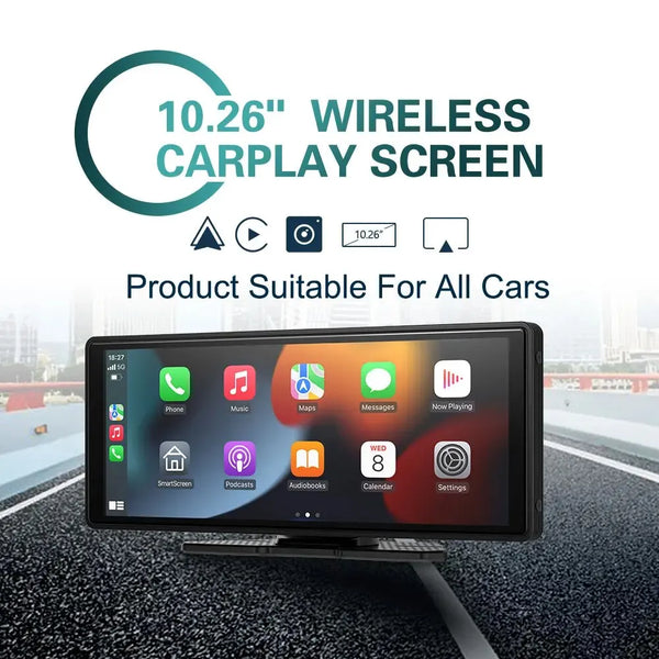 XUDA Universal 10.26inch Screen Car Radio Multimedia WIFI Video Player Wireless Carplay Screen for Apple Or Android MP5 Player
